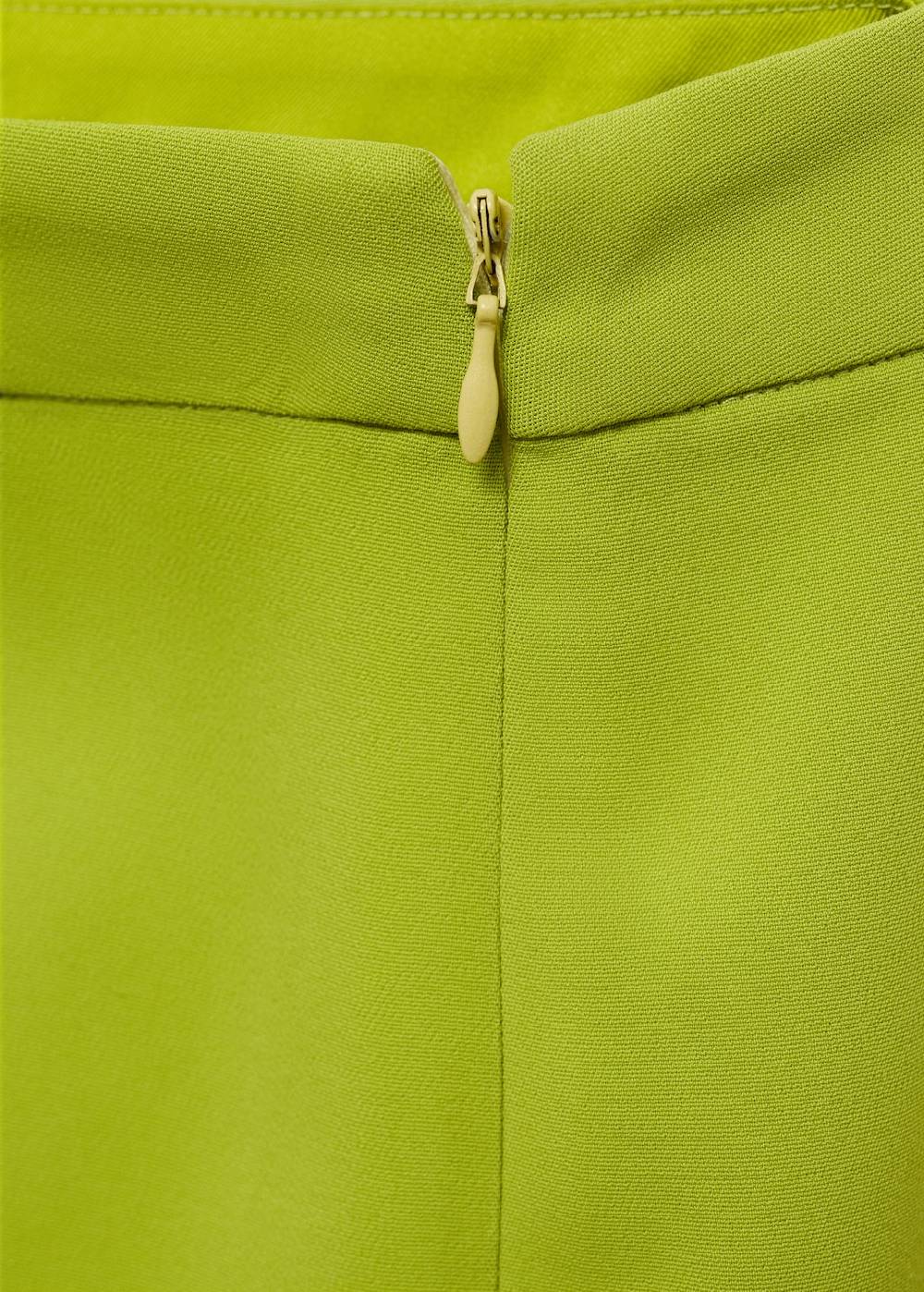 Mango Ausgestellte Hose mit hohem Bund Heißer Verkauf