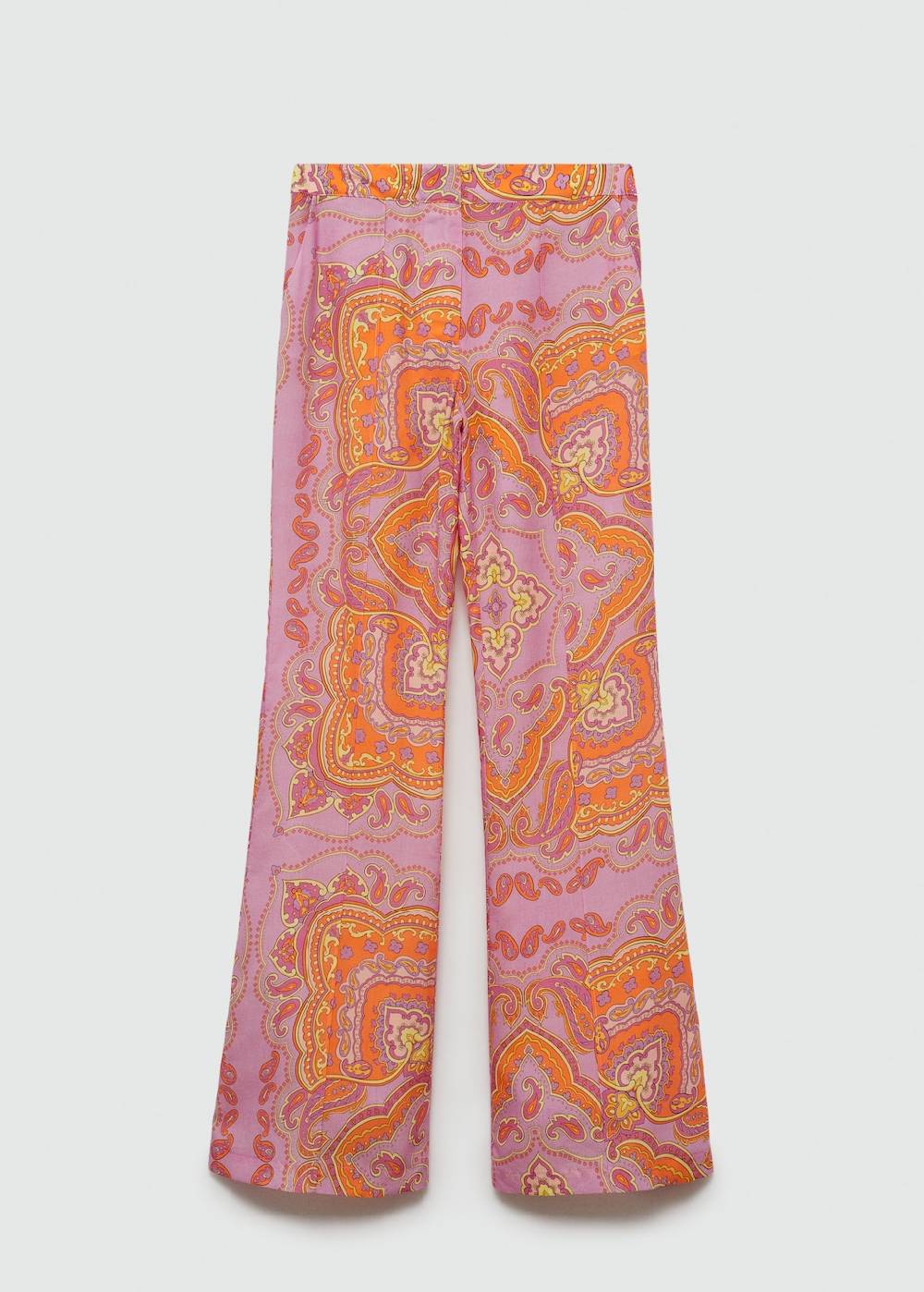 Mango Gemusterte Lyocell-Hose Exklusive Angebote