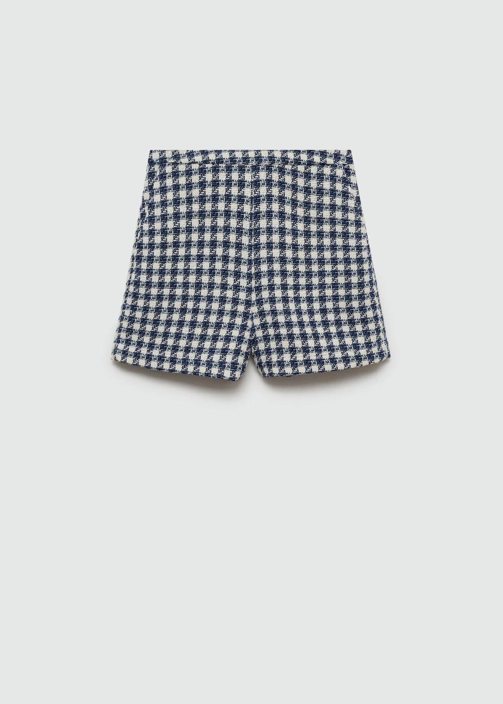 Mango Shorts mit Hahnentrittmuster Riesige Ersparnisse