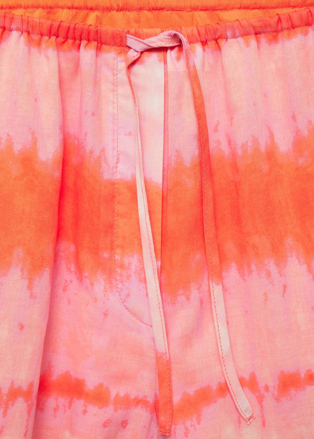 Mango Gemusterte Shorts mit Stretchbund VIP-Rabatte