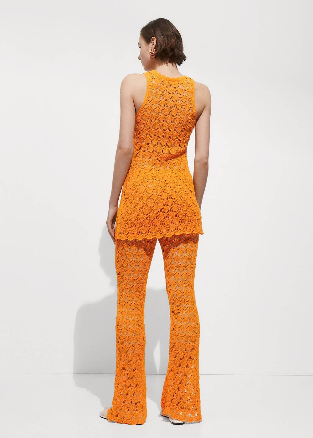 Mango Flared-Häkelhose Wochenangebot