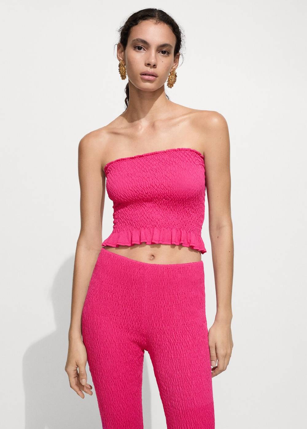 Mango Hose mit Zopfmuster Begrenzte Freigabe