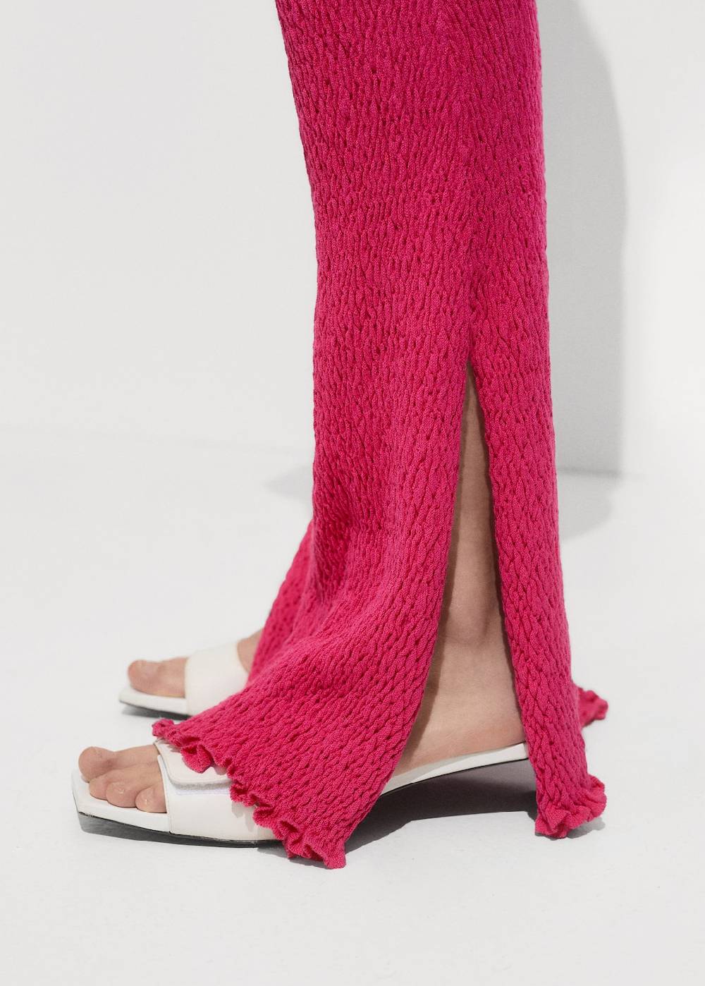 Mango Hose mit Zopfmuster Begrenzte Freigabe