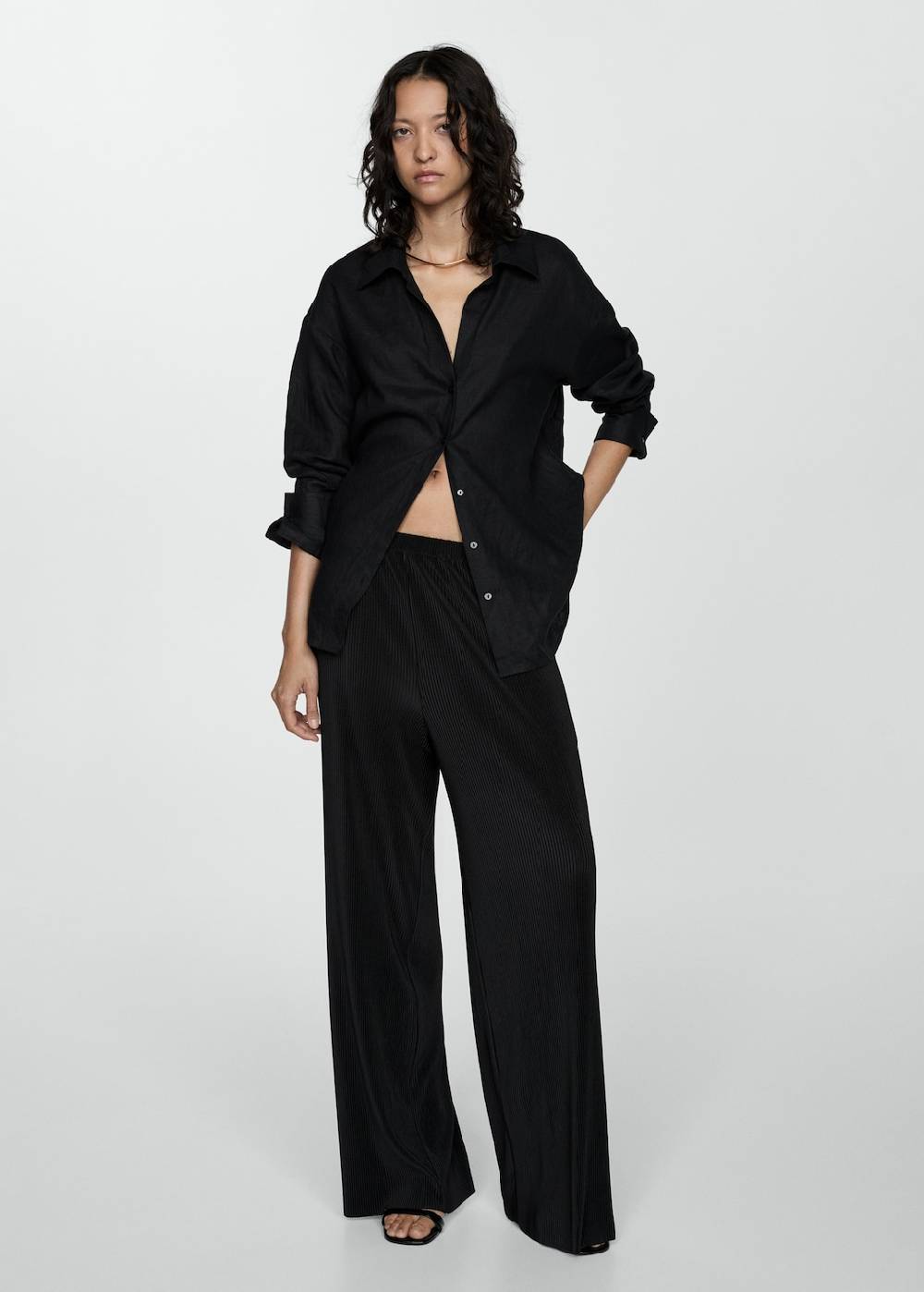 Mango Plissierte Palazzohose JETZT KAUFEN