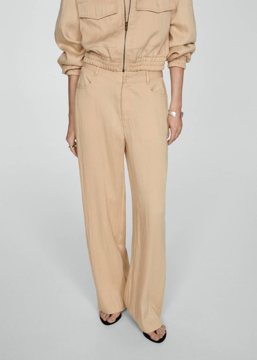 Mango Gerade, fließende Hose Neueste Stile