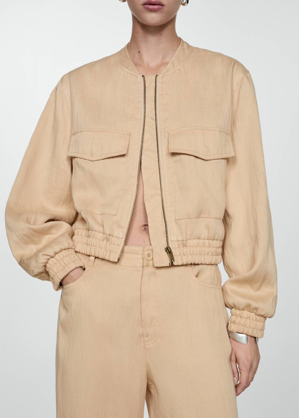 Mango Gerade, fließende Hose Neueste Stile