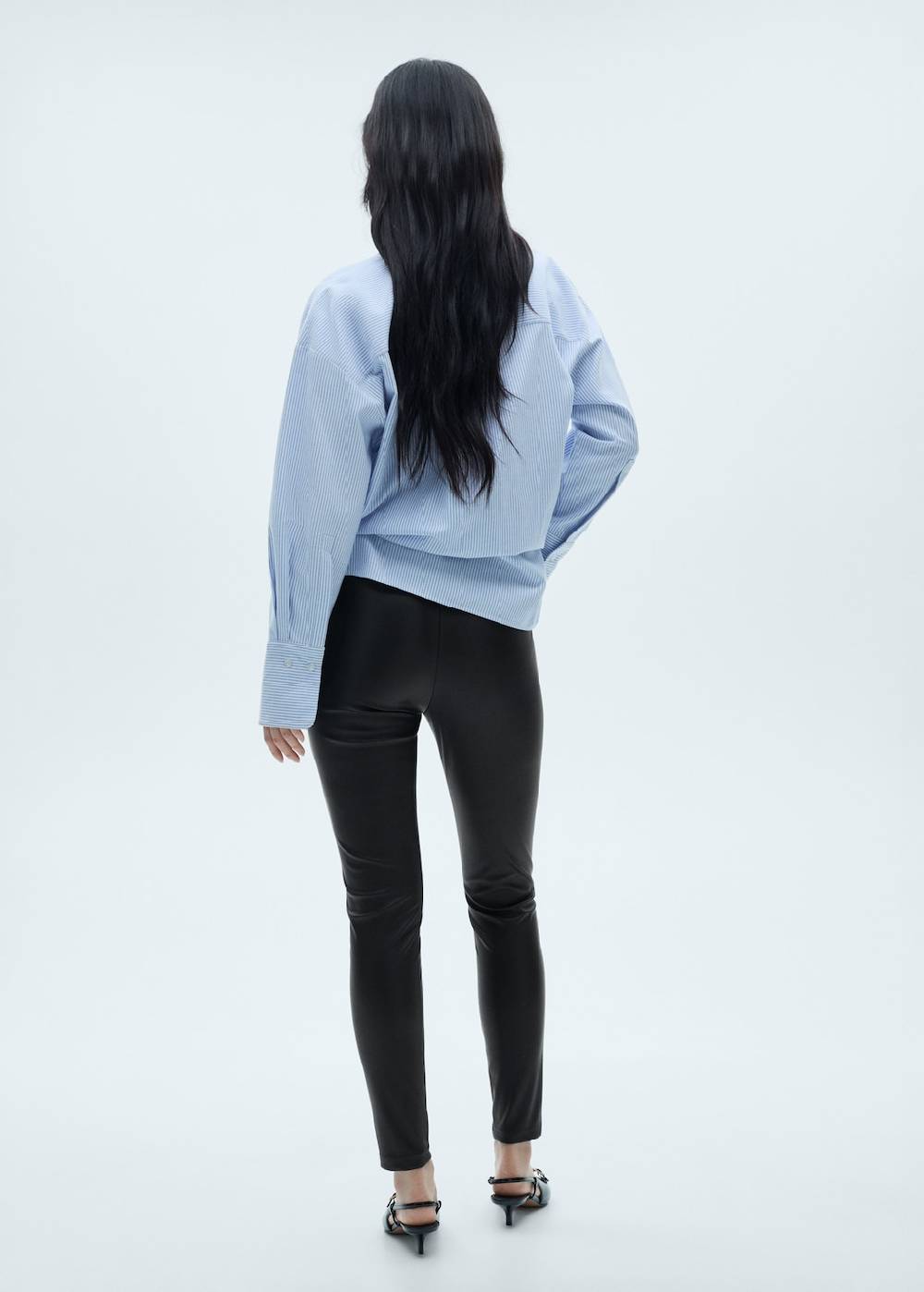 Mango Leggings aus Kunstleder Bis zu 60% Rabatt