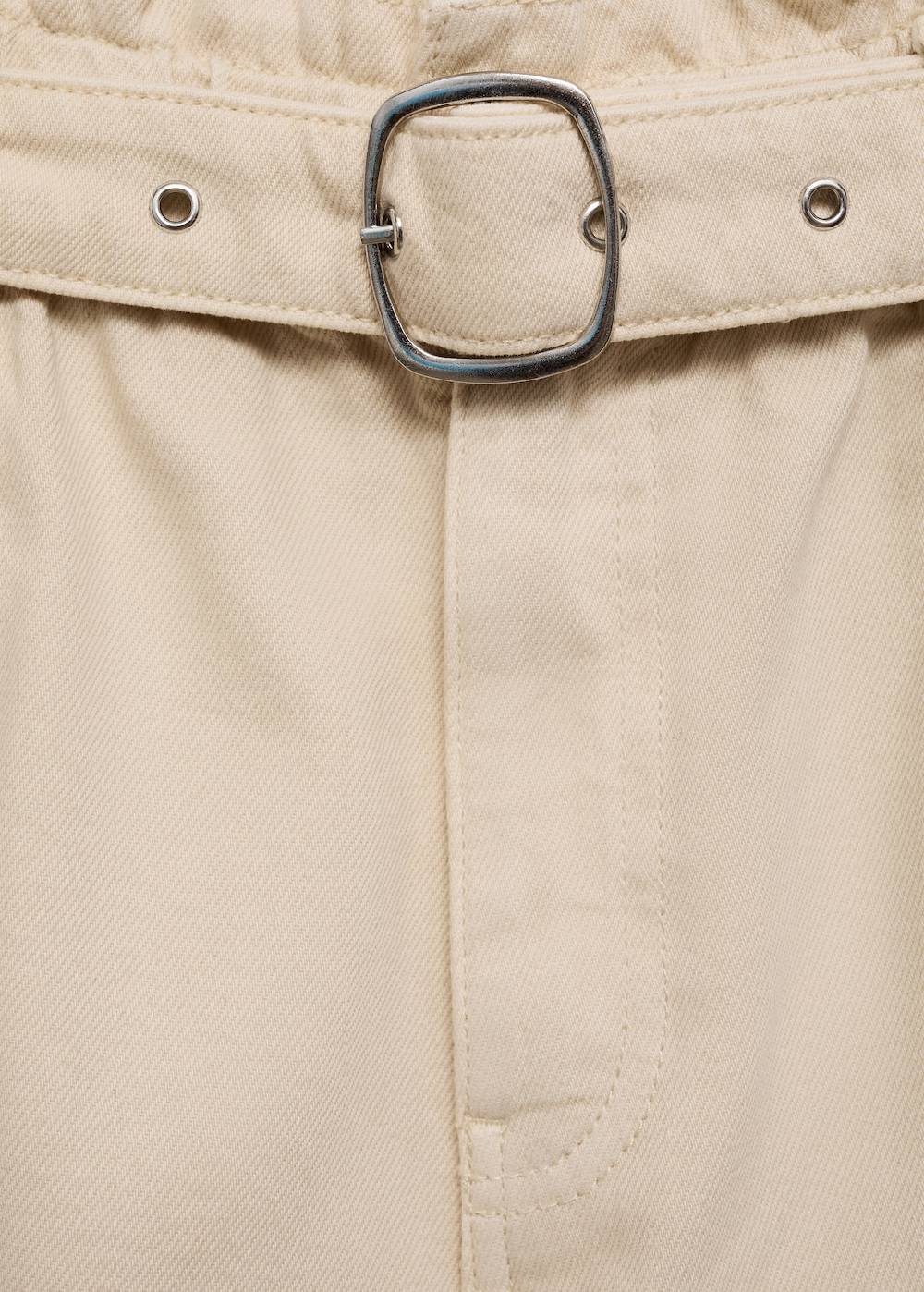 Mango Jeans-Shorts mit Gürtel Bis zu 65% Rabatt