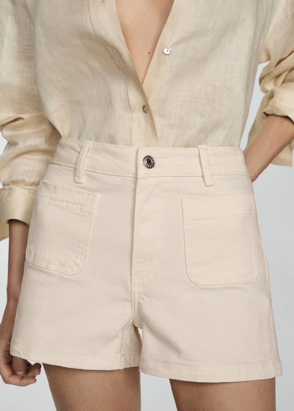 Mango Jeans-Shorts mit Taschen Nur für heute