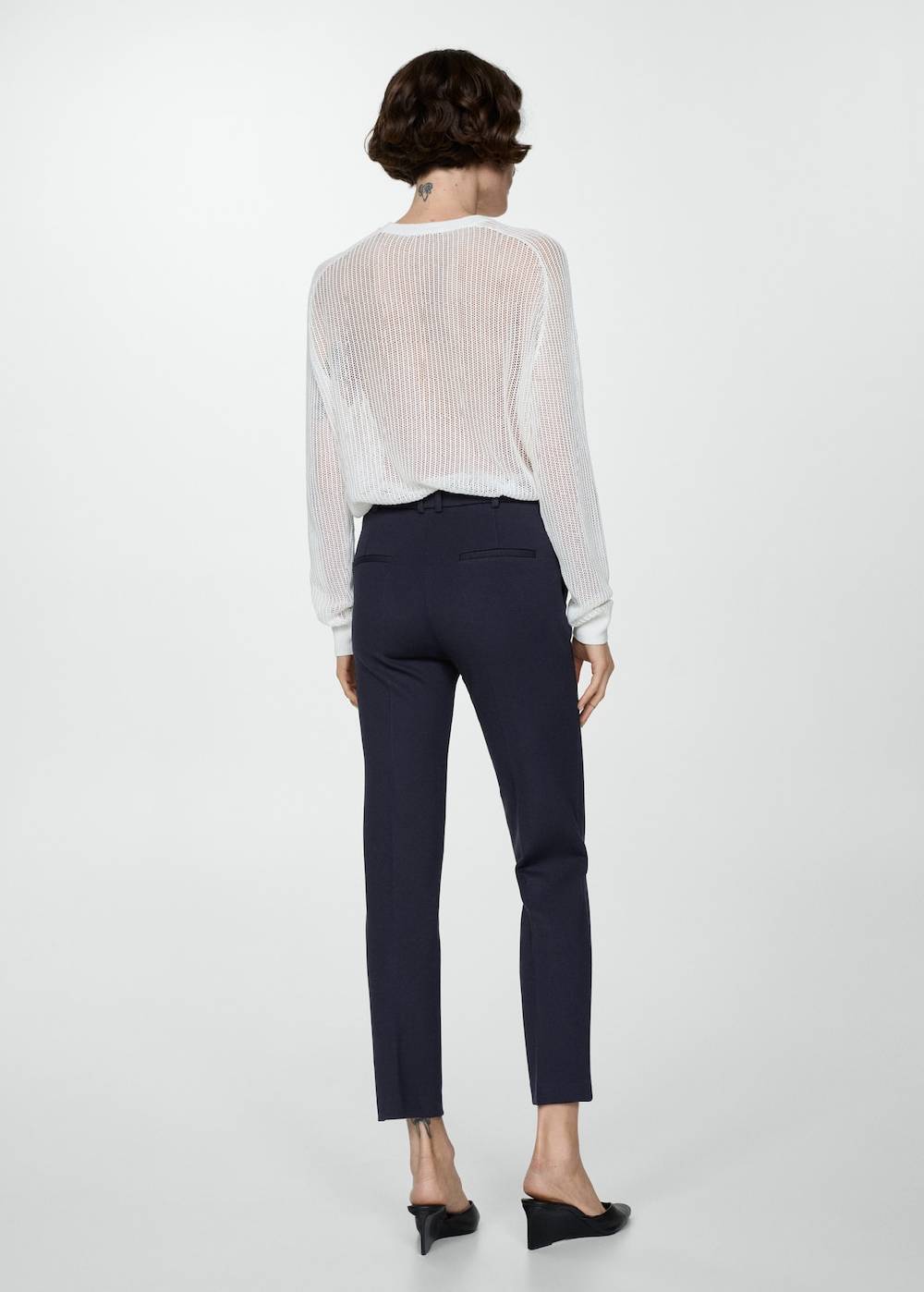 Mango Gerade Hose aus Romanit-Jersey Bis zu 55% Rabatt