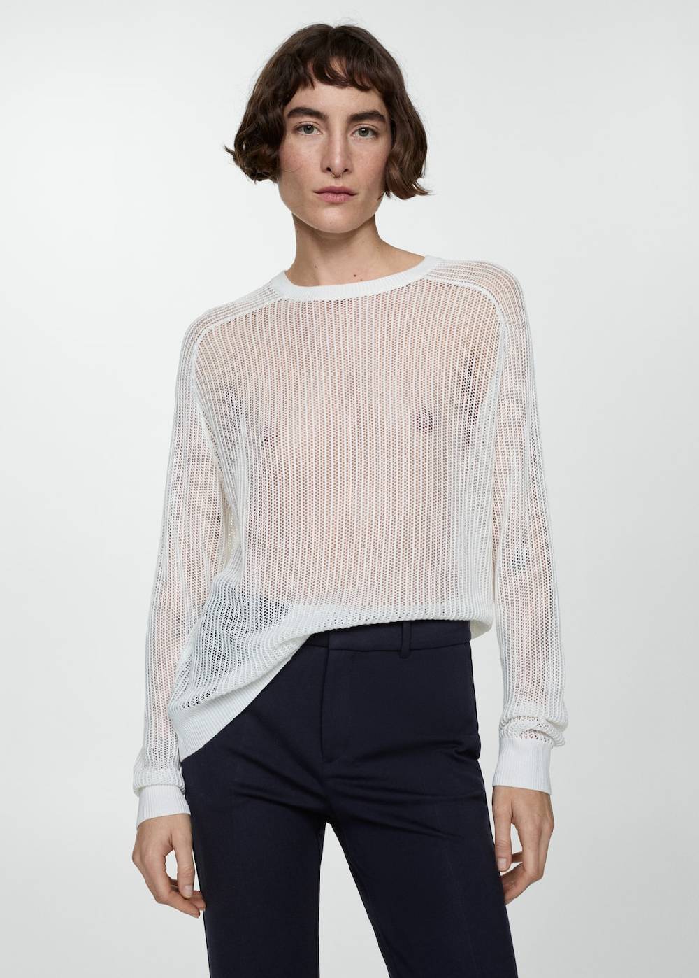 Mango Gerade Hose aus Romanit-Jersey Bis zu 55% Rabatt