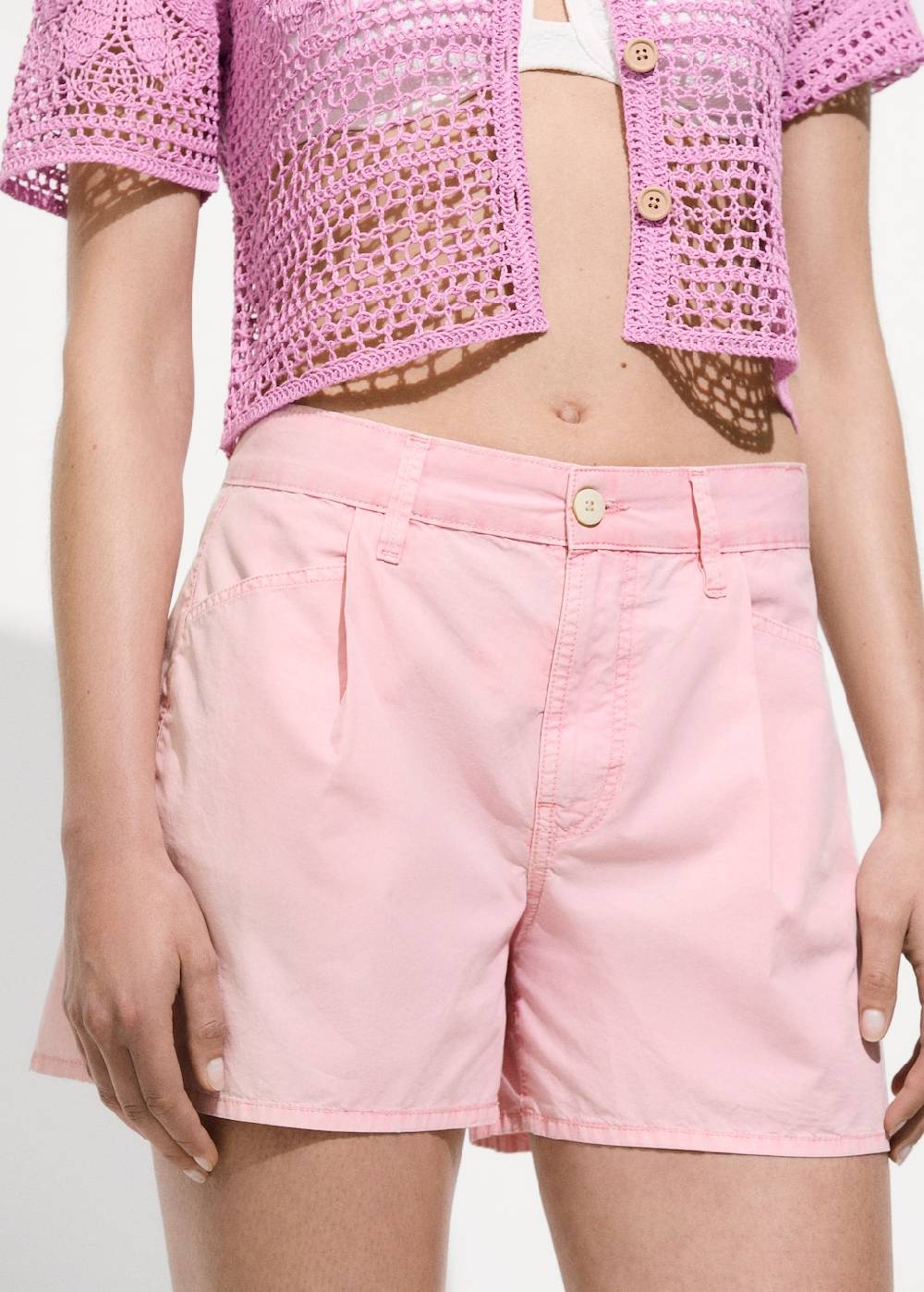 Mango Gerade Jeans-Shorts Super Rabatt