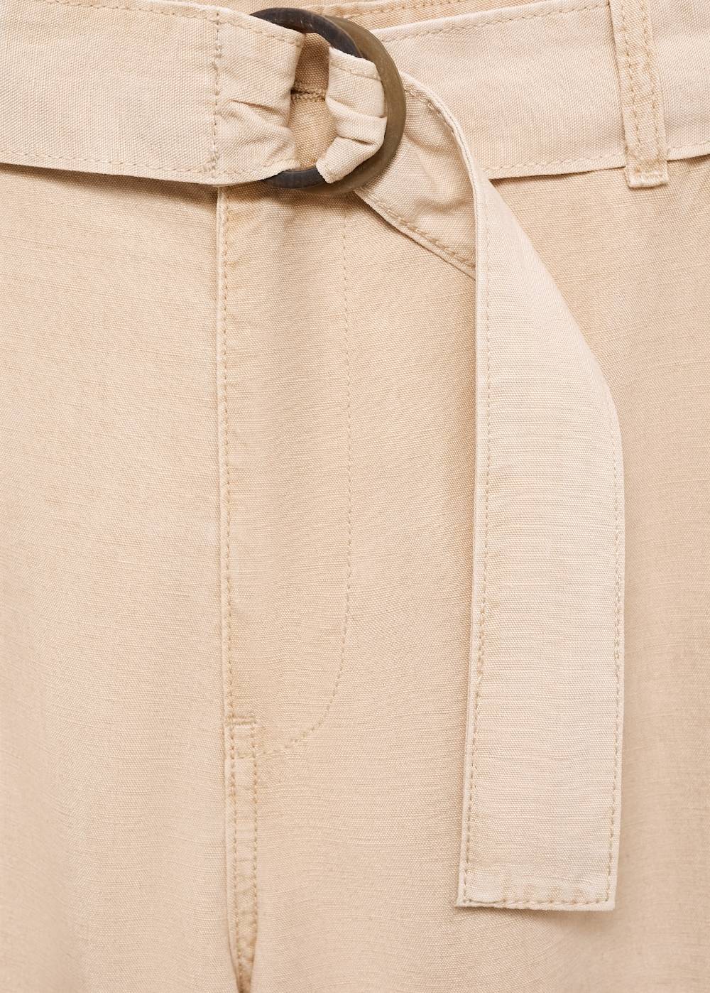 Mango Fließende Hose mit Gürtel Clearance-Verkauf
