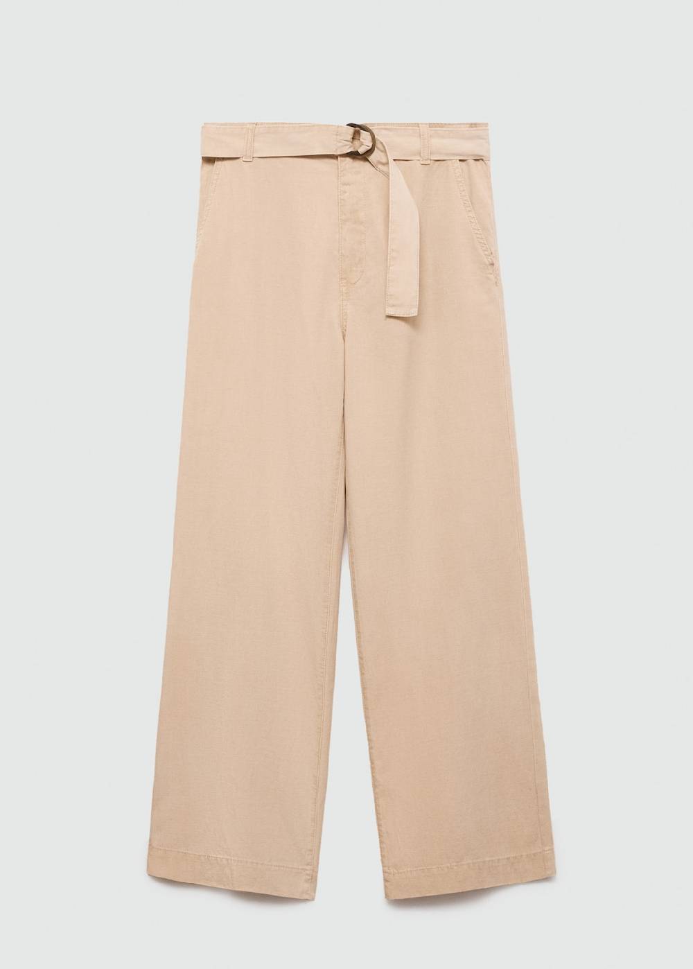 Mango Fließende Hose mit Gürtel Clearance-Verkauf