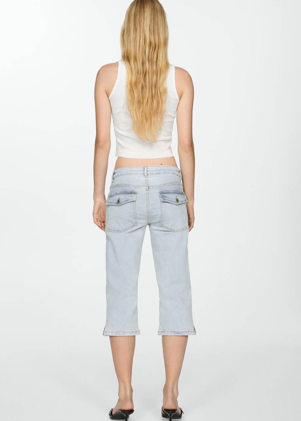 Mango Gerade Capri-Jeans Begrenzt auf 3 Tage
