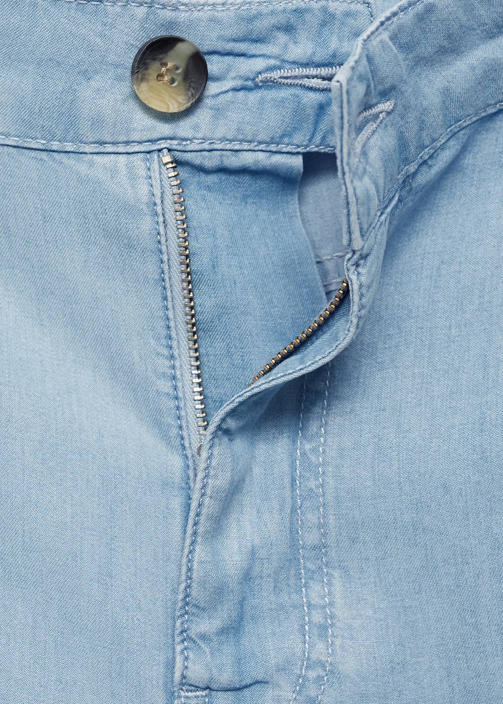Mango Wideleg-Hose aus Lyocell 50% Rabatt für begrenzte Zeit