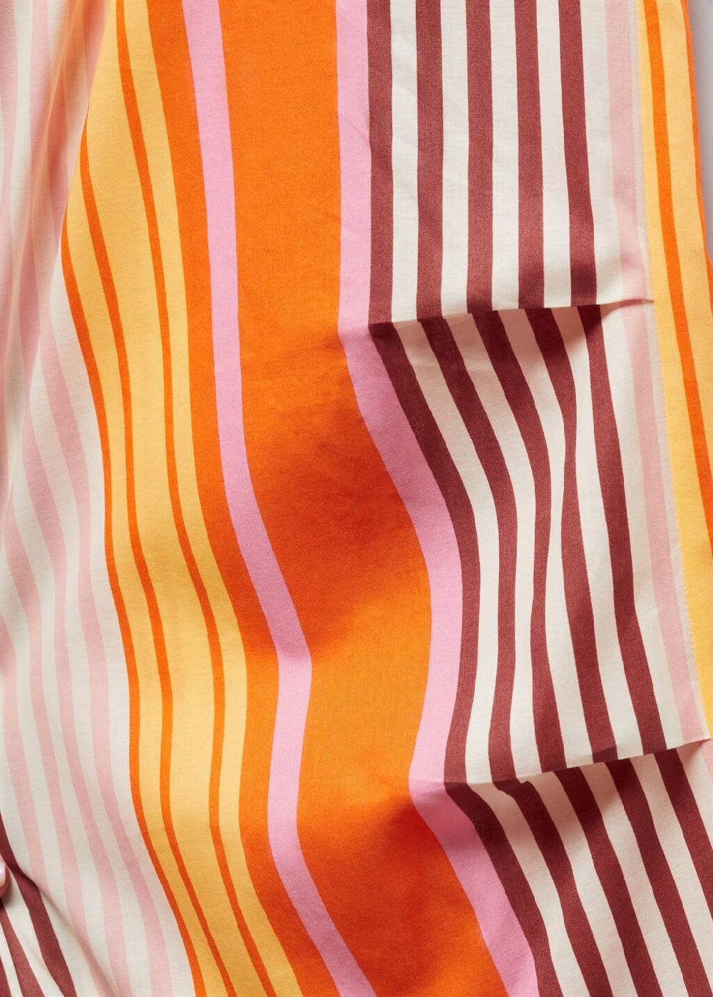 Mango Fallschirmhose mit Streifenprint 2025