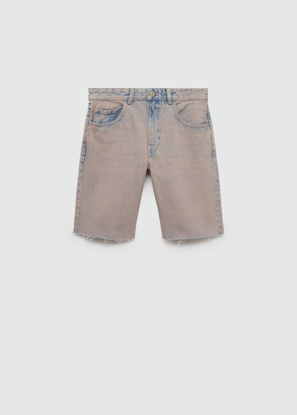 Mango Jeans-Bermudashorts mit Washed-Out-Effekt Outlet