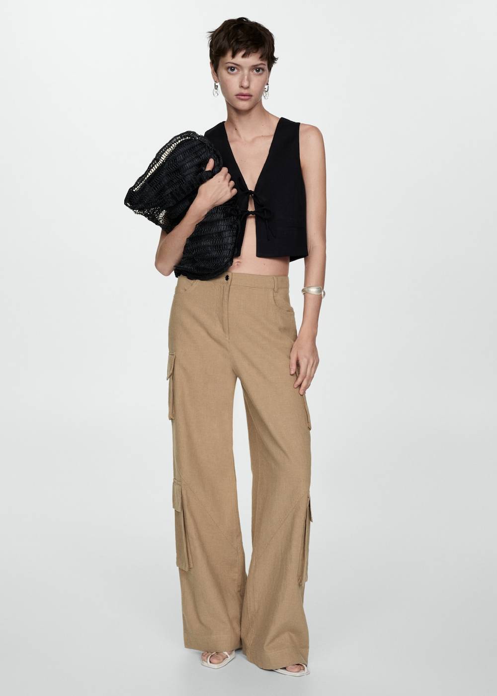 Mango Cargohose aus Baumwolle Fabrikpreis