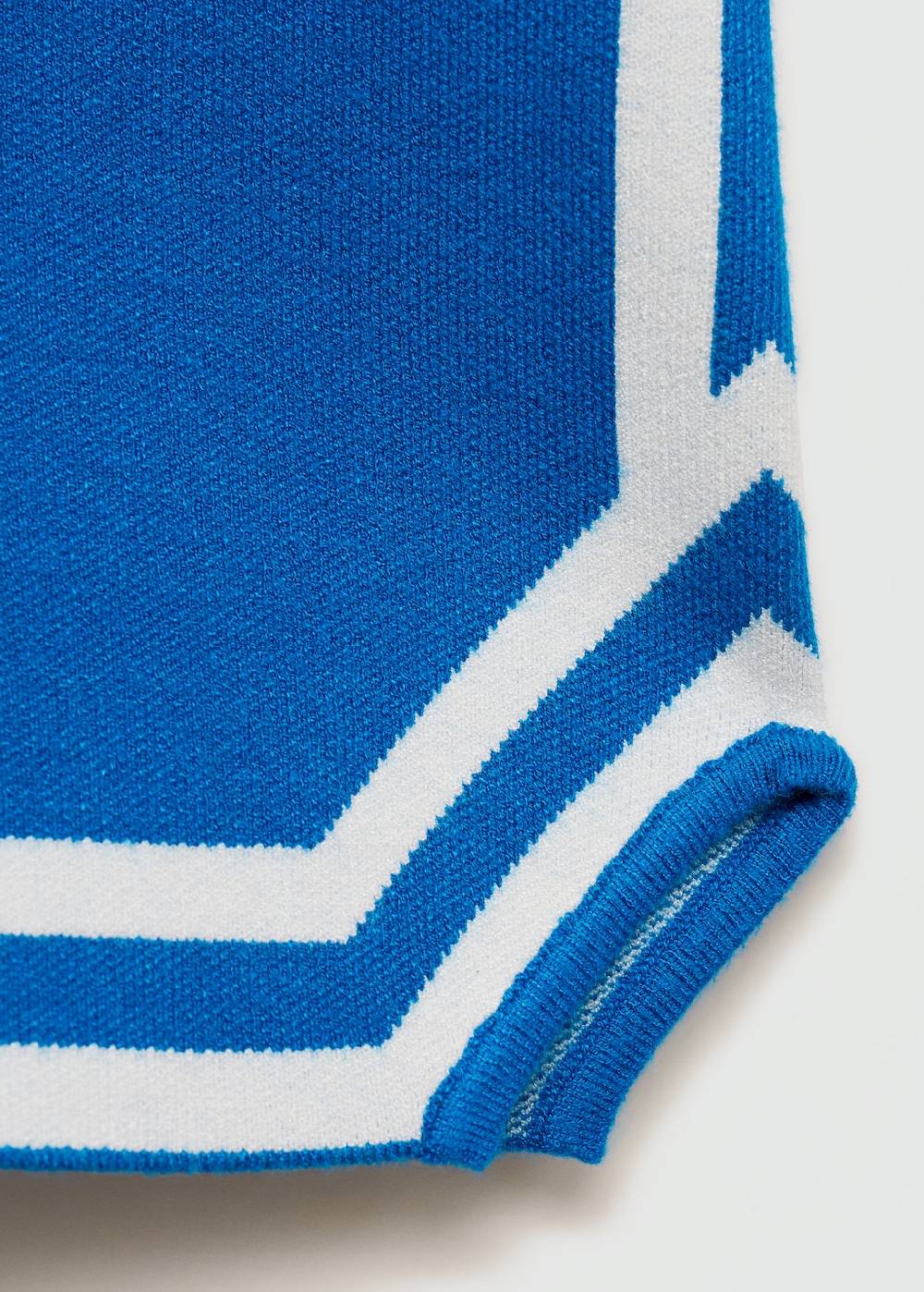 Mango Gestreifte Strickshorts Begrenztes Angebot