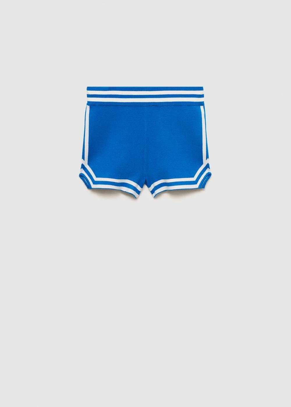 Mango Gestreifte Strickshorts Begrenztes Angebot