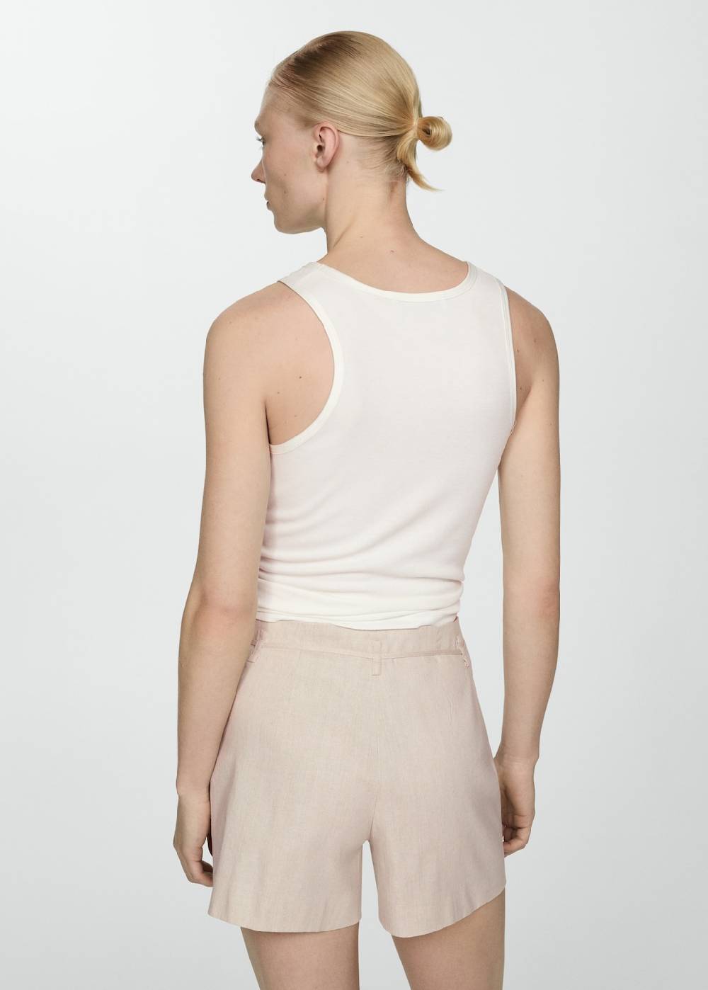 Mango Leinenshorts mit Schleife Exklusivangebot