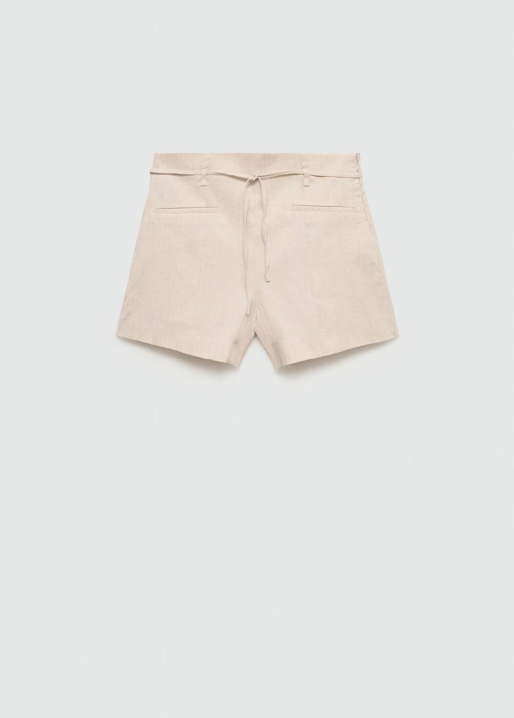 Mango Leinenshorts mit Schleife Exklusivangebot