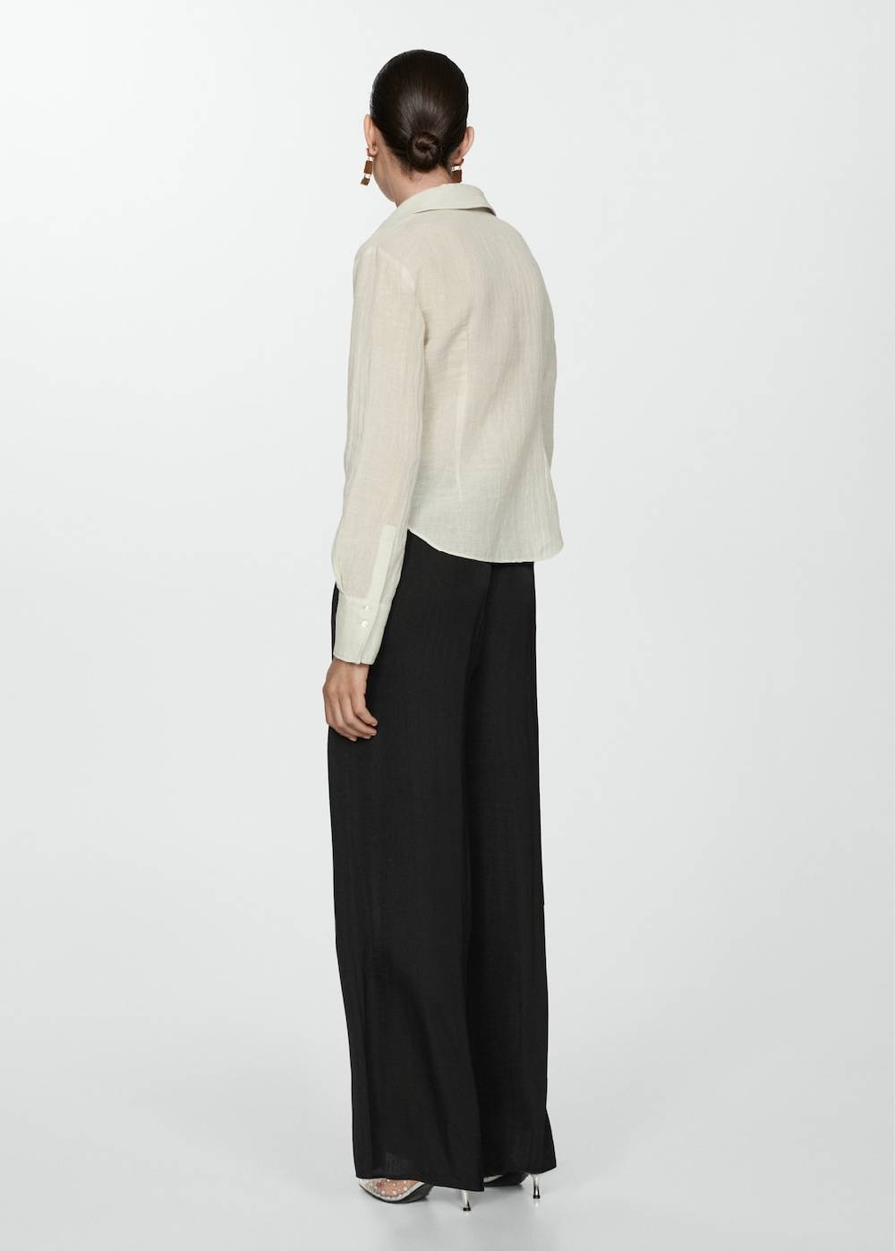 Mango Fließende Wideleg-Hose Saisonschlussverkauf