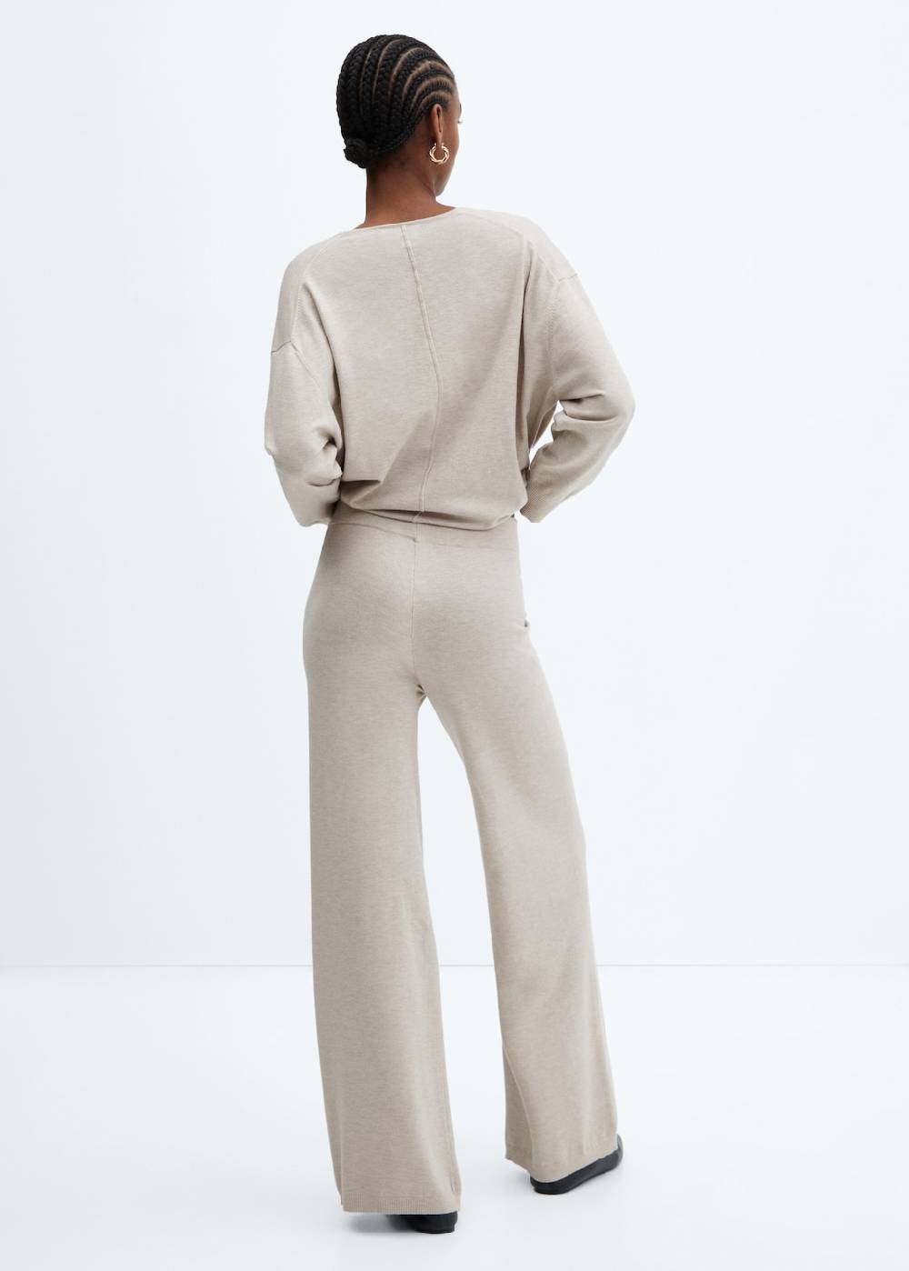 Mango Wideleg-Strickhose Muttertagsangebot