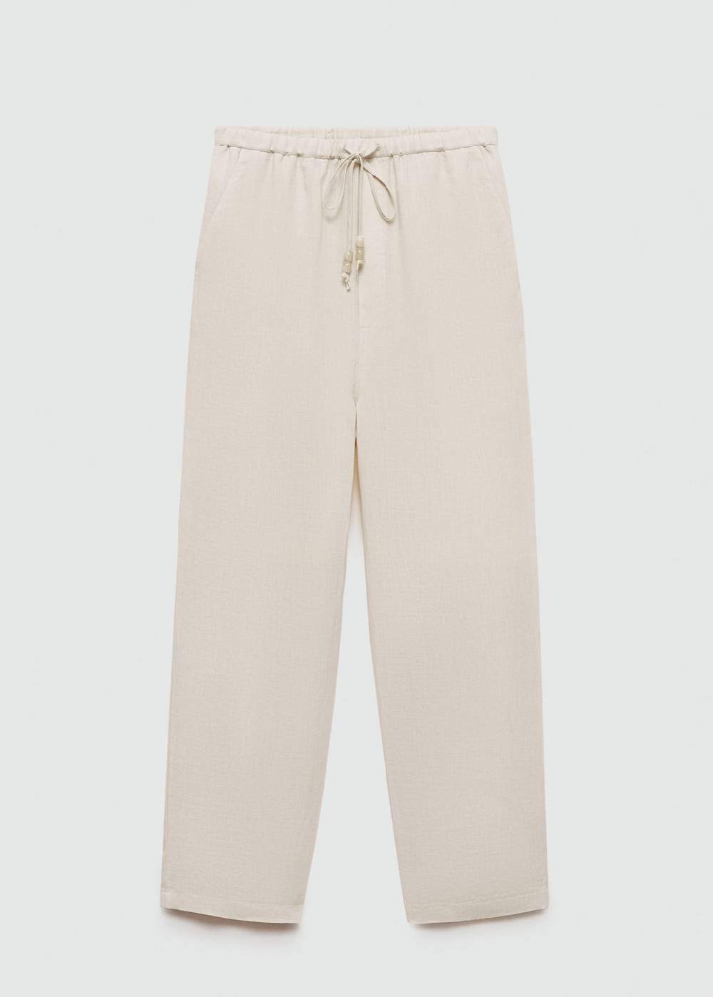 Mango Jogger Pants aus 100 % Leinen Lagerräumung