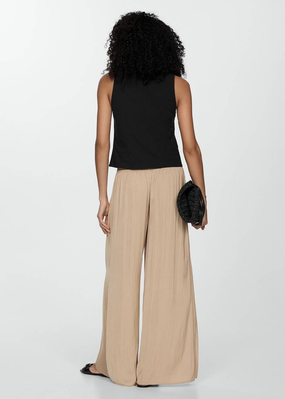 Mango Fließende Wideleg-Hose Blitzangebot