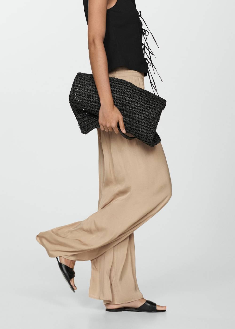 Mango Fließende Wideleg-Hose Blitzangebot