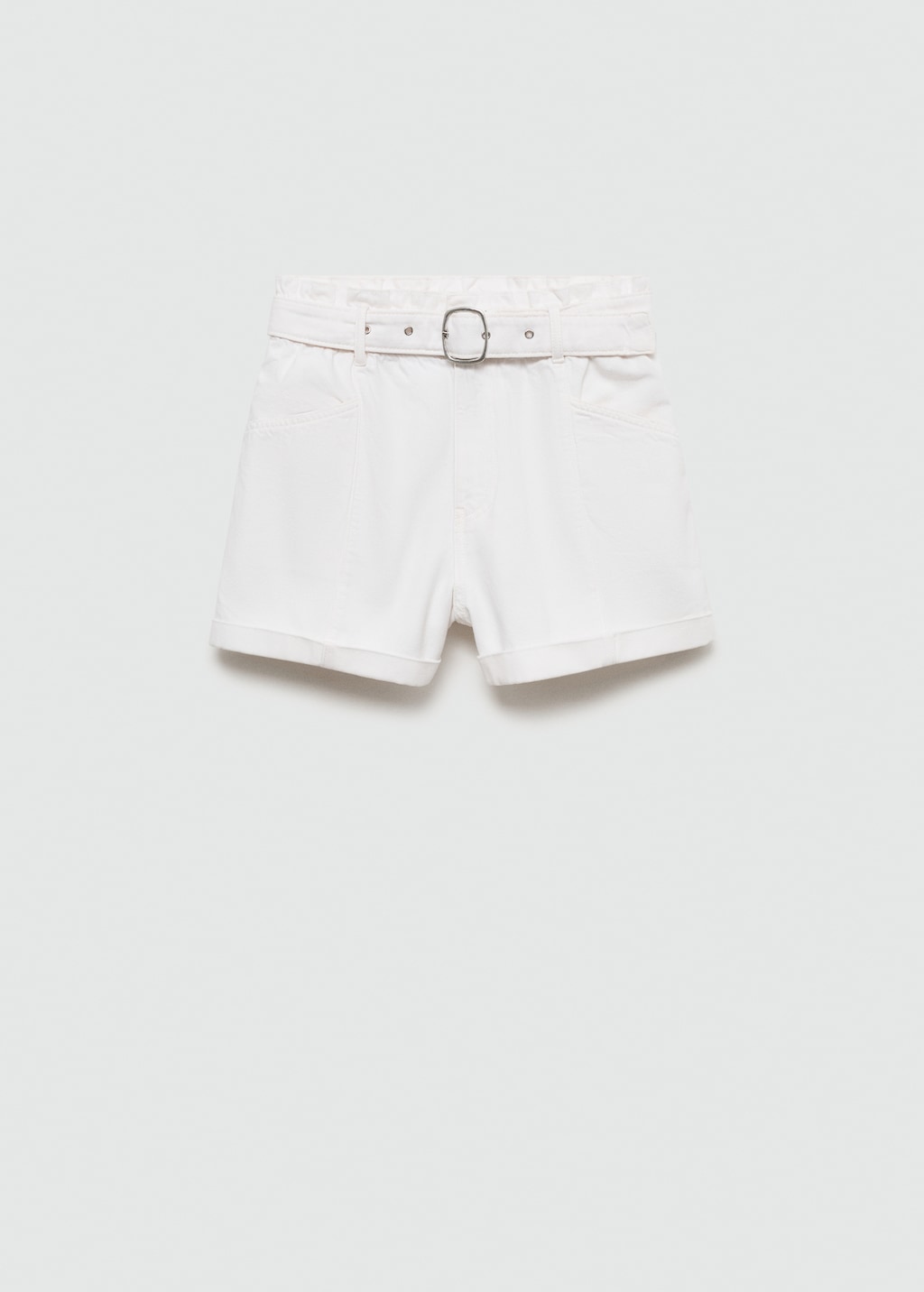 Mango Jeans-Shorts mit Gürtel Saisonale Angebote