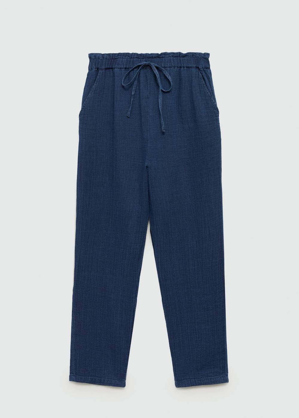 Mango Baumwollhose mit Gummibund Tägliche Deals