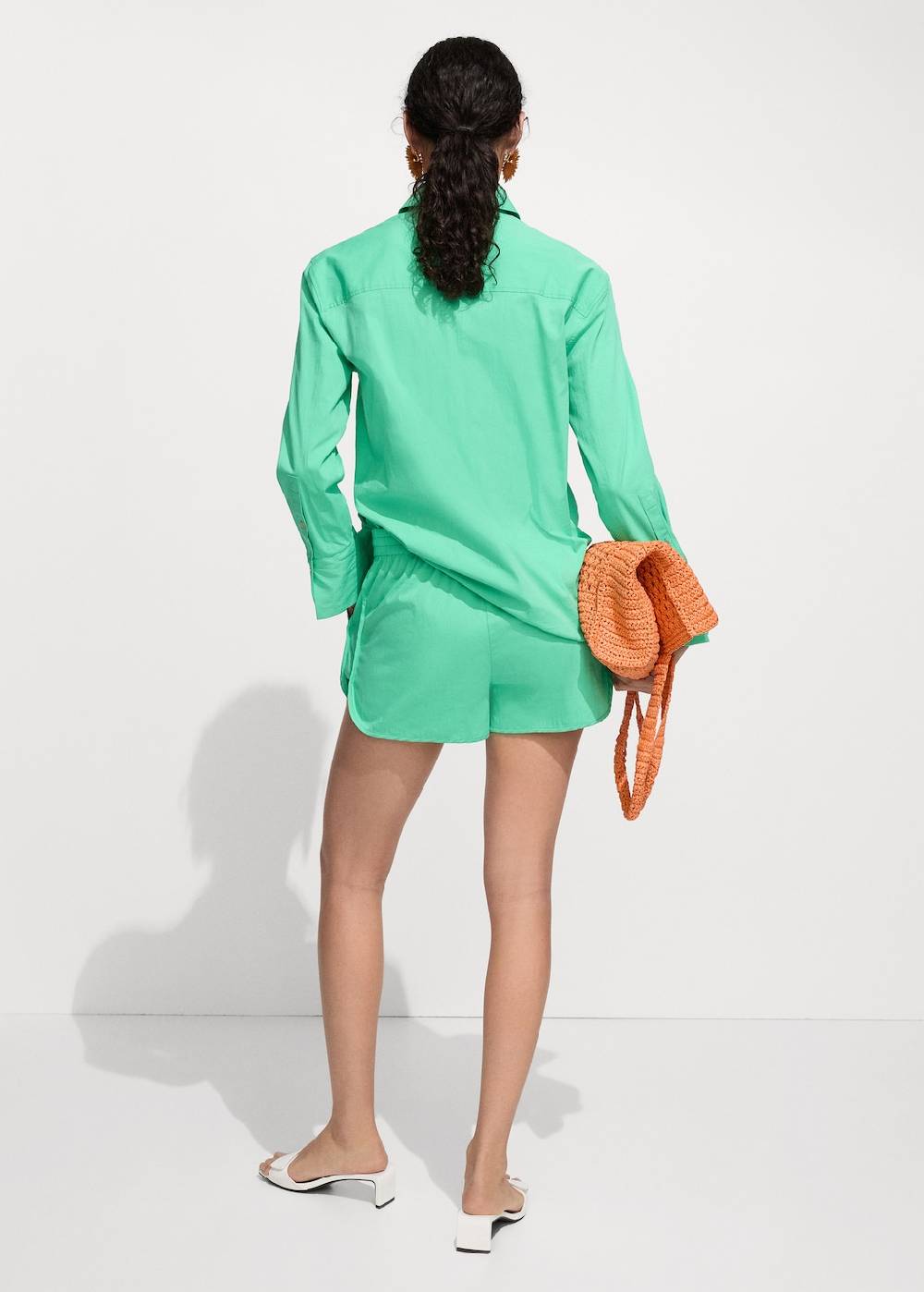 Mango Baumwollshorts mit Stretchbund VIP-Rabatte