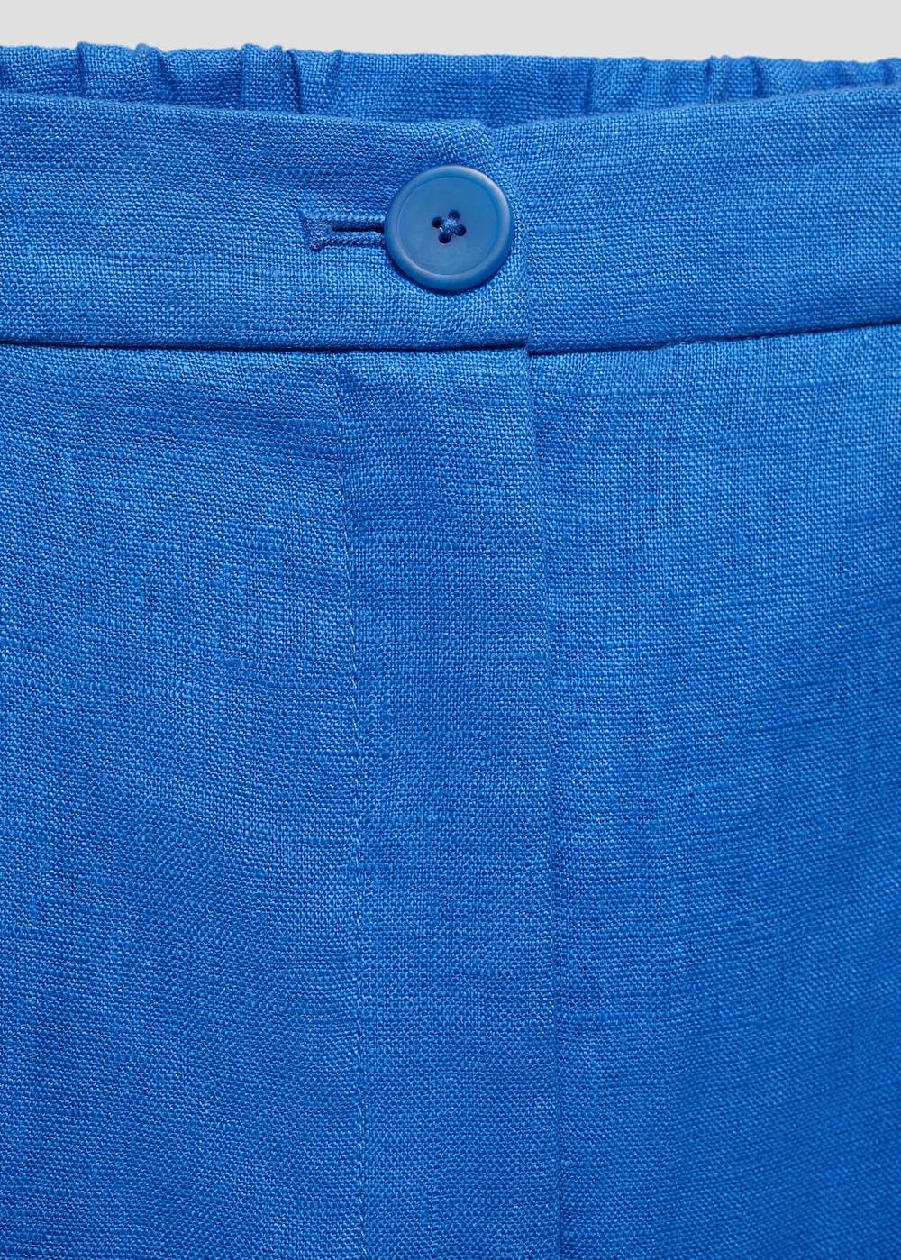 Mango Gerade Hose aus 100 % Leinen Begrenzte Freigabe