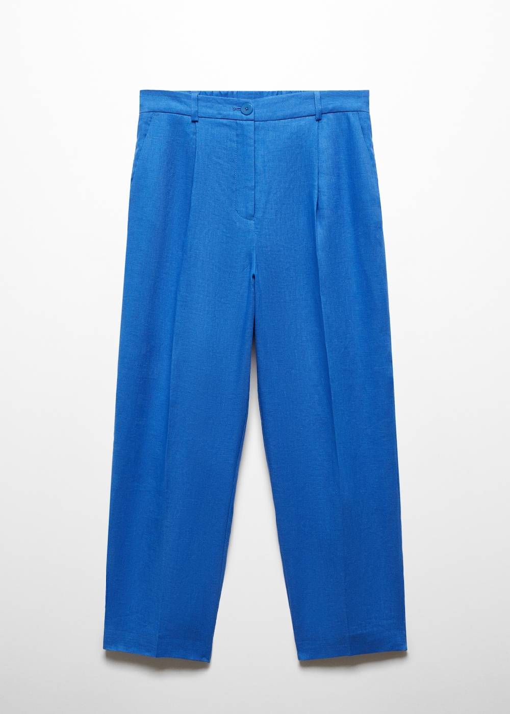 Mango Gerade Hose aus 100 % Leinen Begrenzte Freigabe