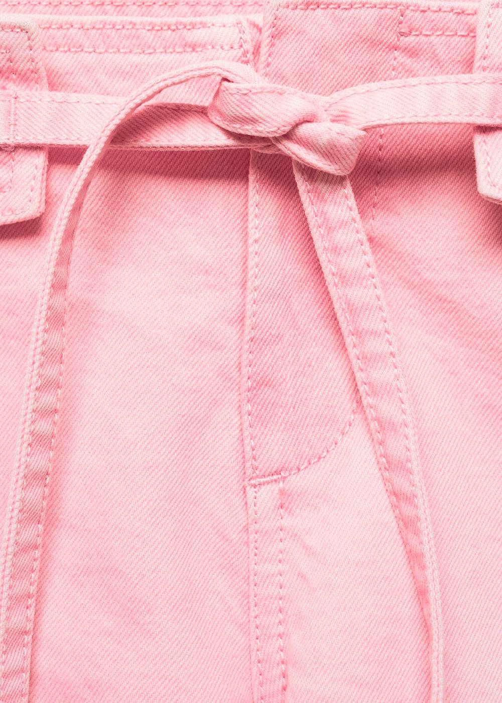 Mango Jeansshorts mit Schleife Letzte 3 Tage
