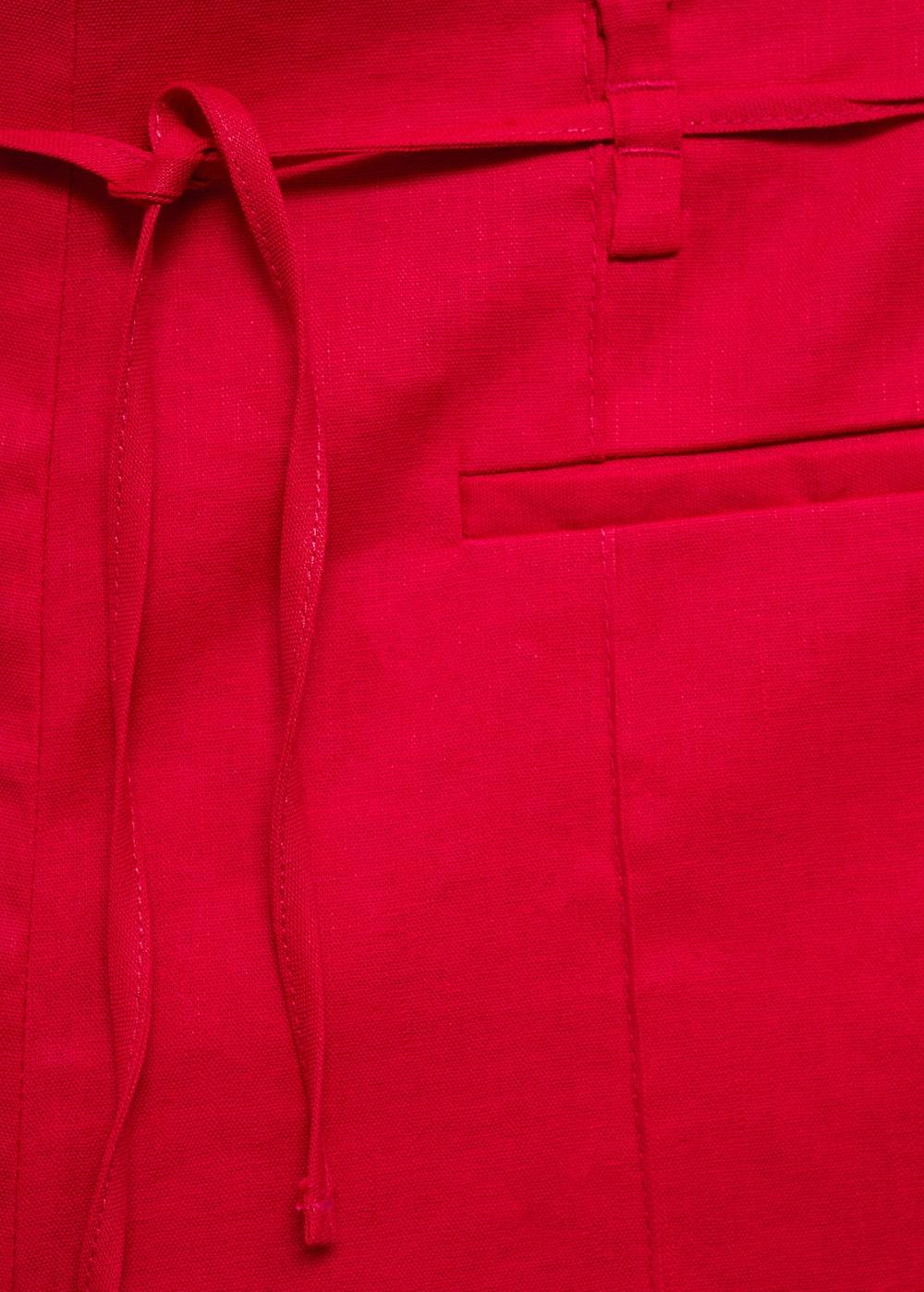 Mango Leinenshorts mit Schleife Letzter Tag