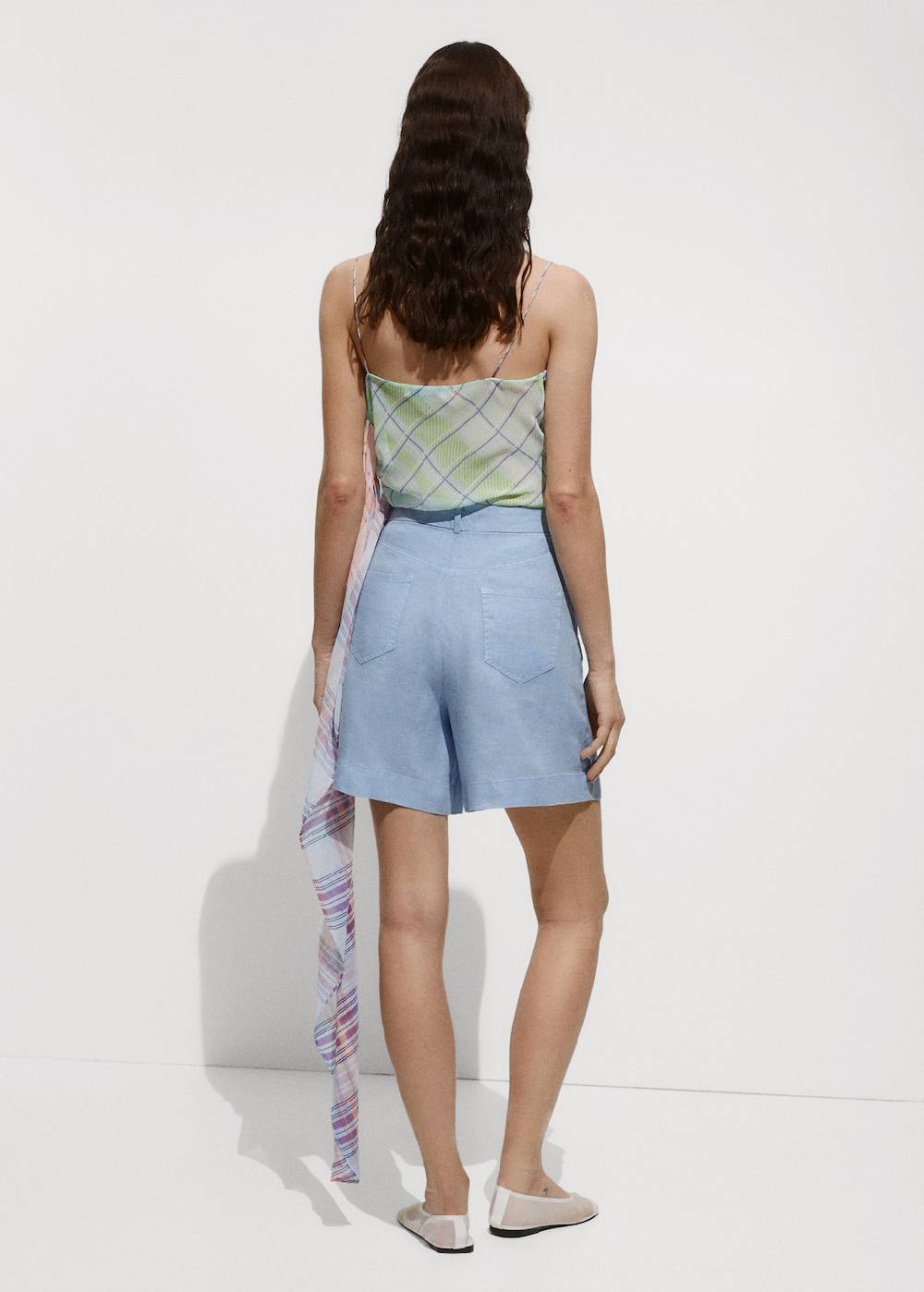 Mango Gerade Shorts aus 100 % Leinen Bis zu 65% Rabatt