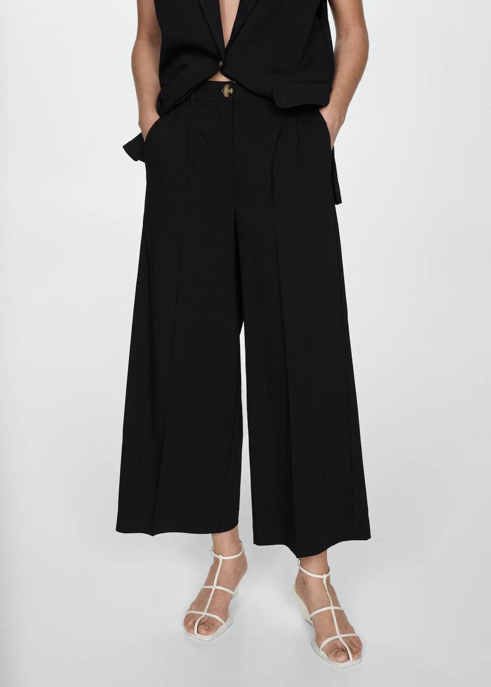 Mango Culotte mit Bundfalten Bis zu 55% Rabatt