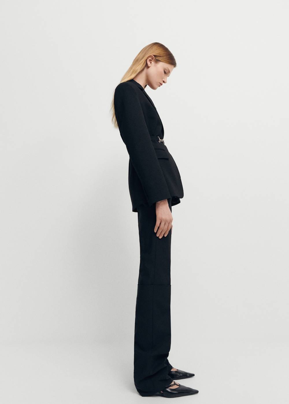 Mango Gerade Bundfaltenhose Angebote