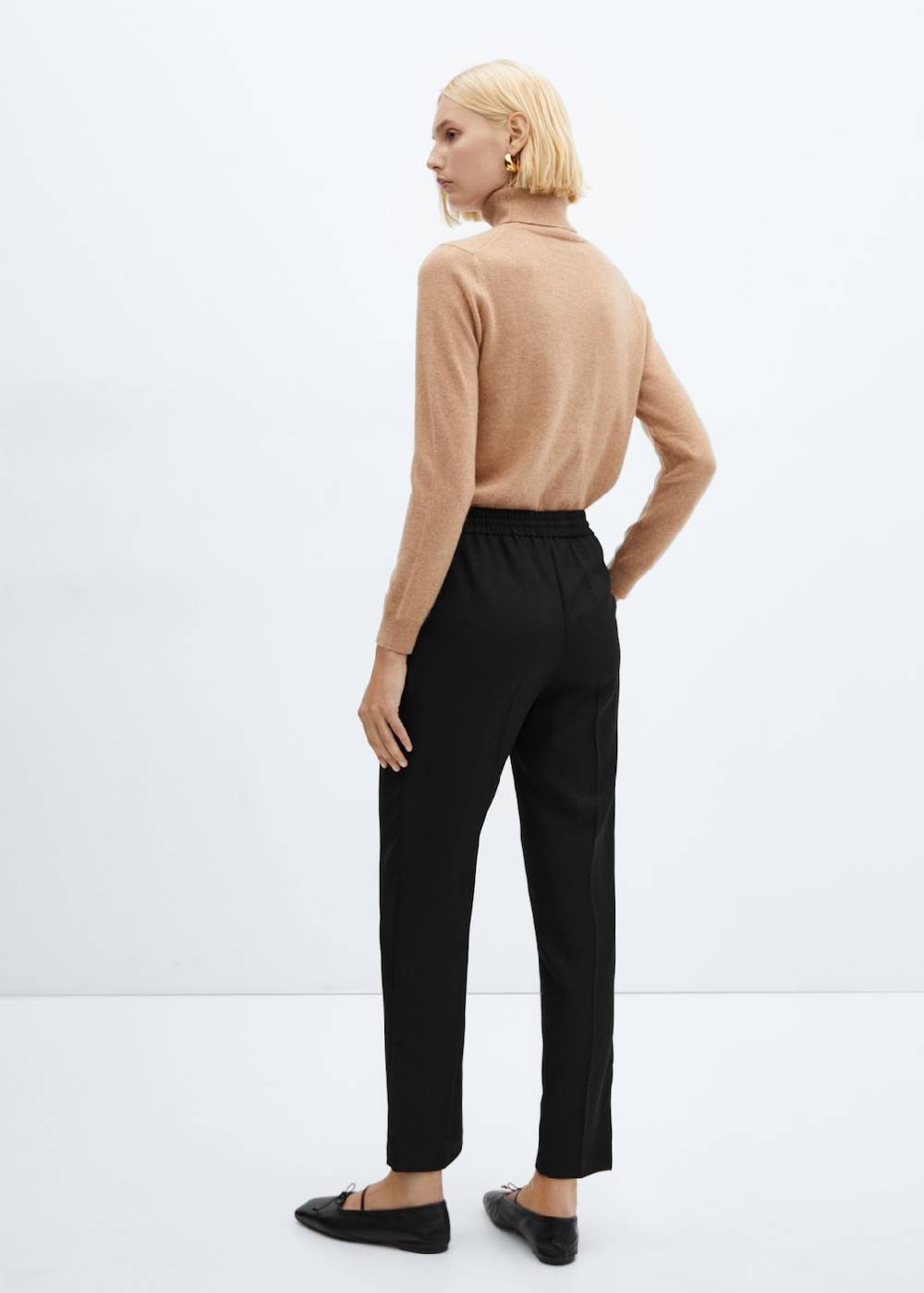 Mango Fließende Joggerpants im Angebot