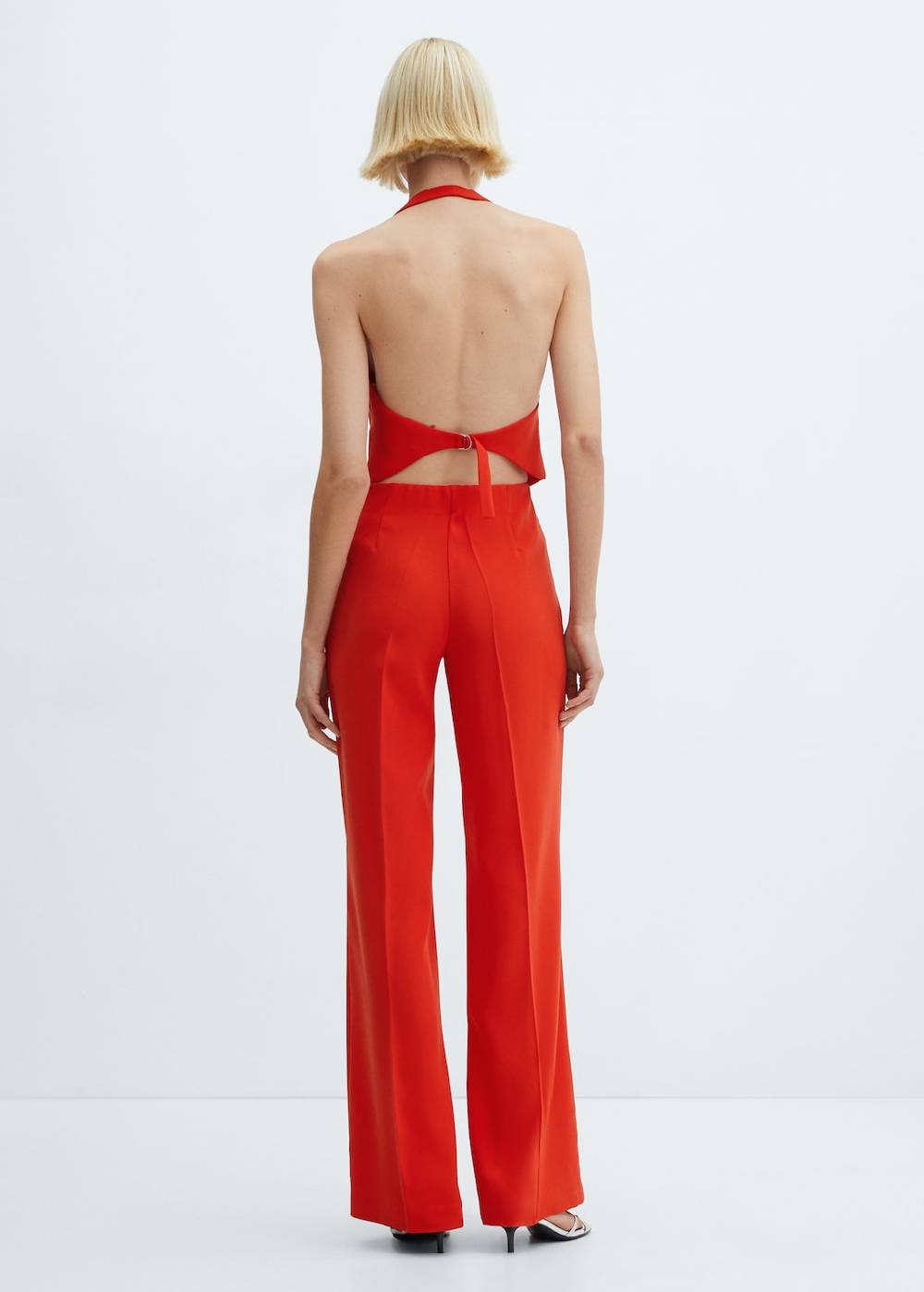 Mango Wideleg-Hose mit Gürtel Meist gekauft