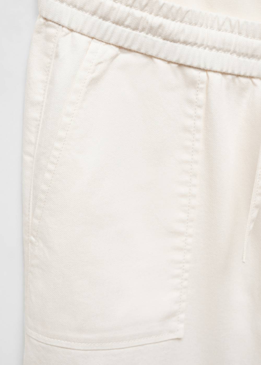 Mango Baumwollhose mit verstellbarer Kordel Blitzverkäufe