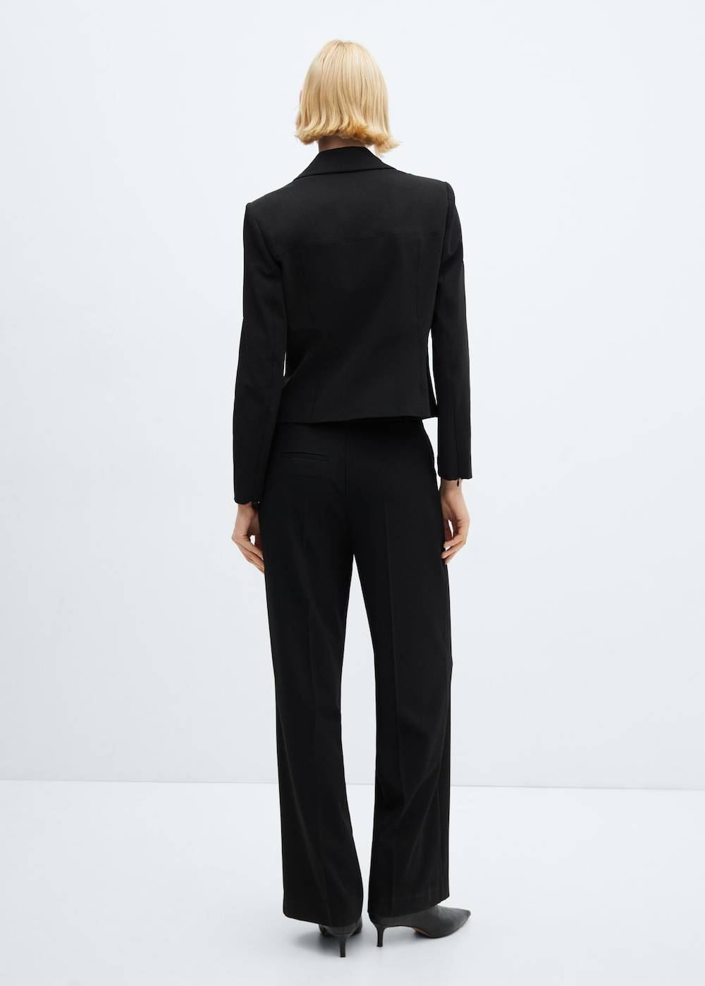 Mango Wideleg-Hose mit niedrigem Bund Kostenloser Versand