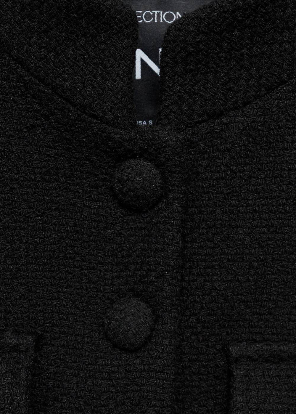 Mango Tweed-Jacke mit Taschen Sonderangebot