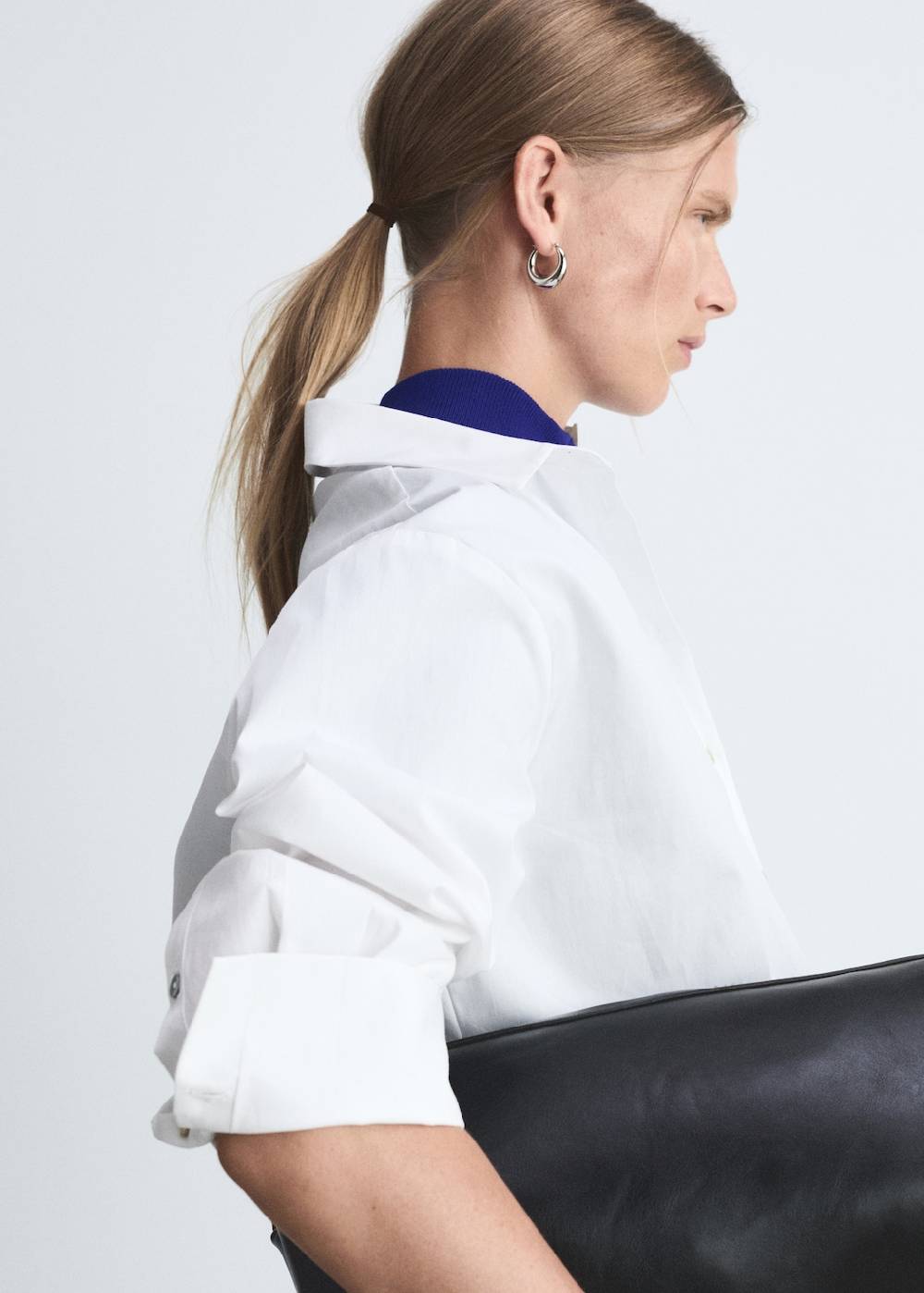 Mango Hemd in Cropped-Länge mit Tasche Cyber Monday