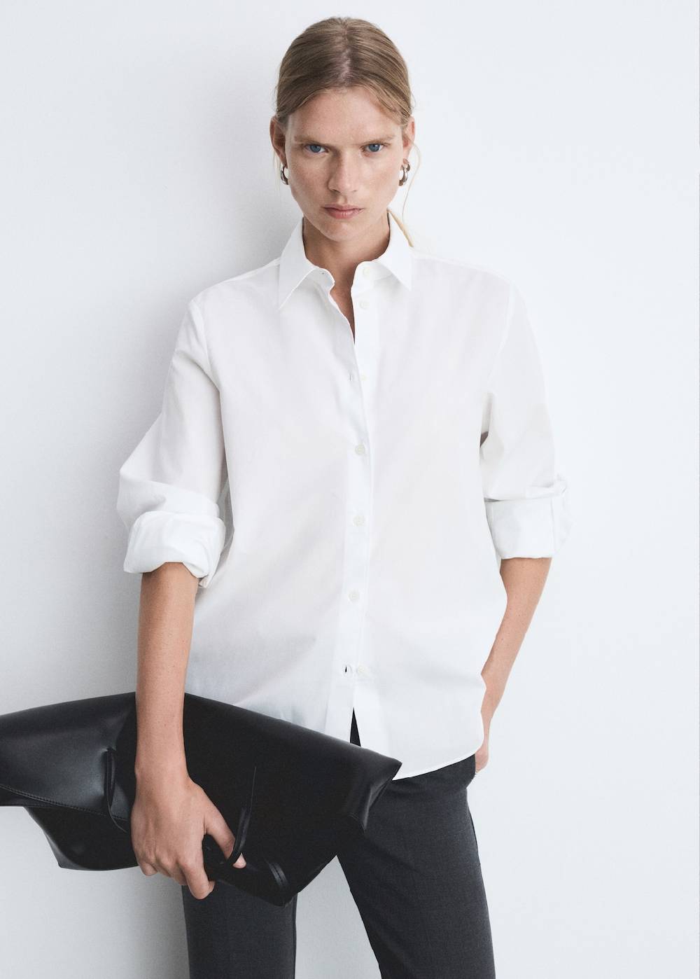 Mango Regular Fit-Hemd aus Baumwoll-Lycell-Gemisch Top Angebot