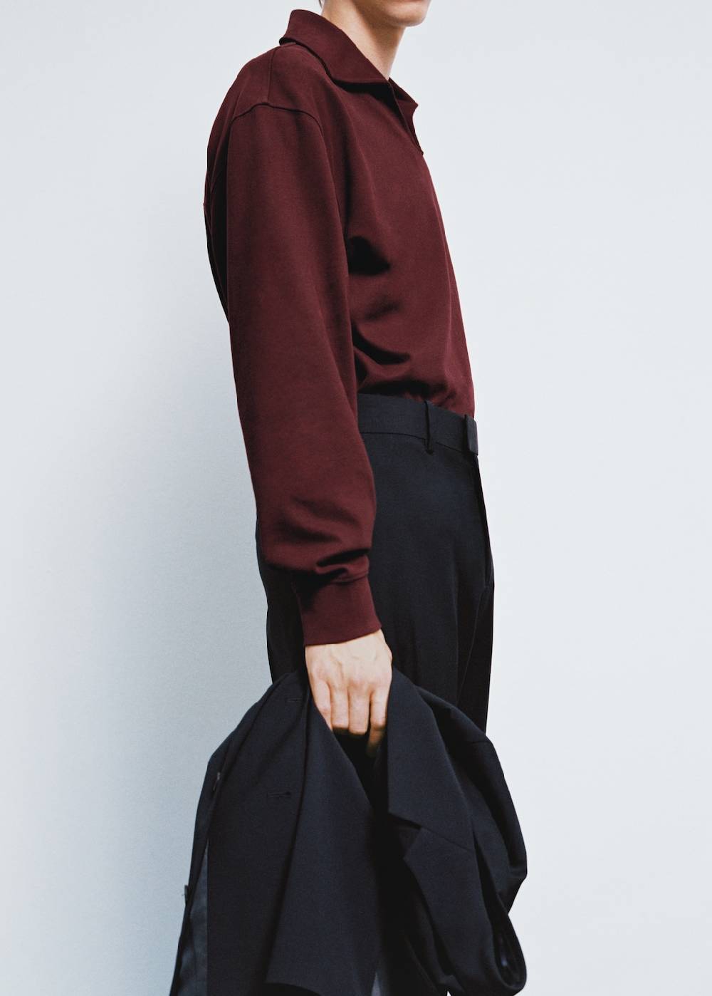 Mango Oversized-Sweatshirt mit Poloshirt-Kragen VIP-Rabatte
